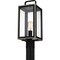Quoizel Bramshaw 1-Light Matte Black Outdoor Post Lantern BRAM9007MBK - alternate 2